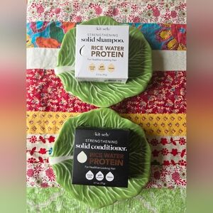 KITSCH Rice Water Protein Shampoo and Conditioner Bar Set